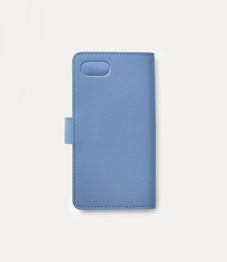 Vivienne Westwood Victoria Flap Iphone Case Light Blue - 7/8