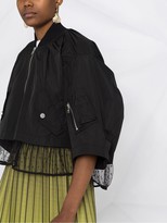 Thumbnail for your product : RED Valentino Point D'esprit Cropped Jacket
