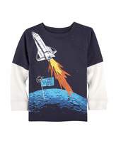 Thumbnail for your product : Andy & Evan Space Bandits Graphic T-Shirt, Size 3-24 Months