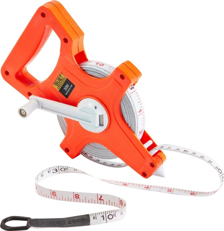 Built Industrial Open Reel Track and Field Measuring Tape, Retractable