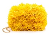 Thumbnail for your product : Kotur Margo Clutch with Drop In Chain & Silk Flowers