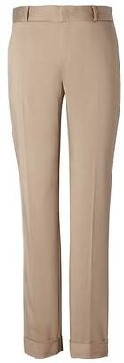 Banana Republic Petite Avery Straight-Fit Sateen Ankle Pant with Cuff