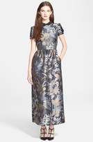 Thumbnail for your product : RED Valentino Forest Pattern Long Jacquard Dress