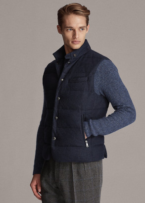 Ralph Lauren Whitwell Tweed Down Vest - ShopStyle Outerwear