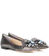 Thumbnail for your product : Tory Burch Mayada Embellished Ballerinas