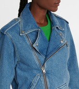Thumbnail for your product : Kenzo Belted denim biker jacket