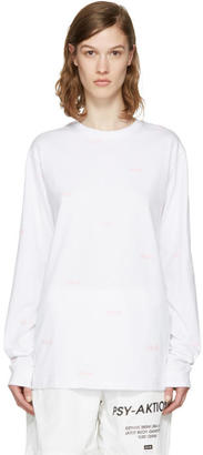 Perks And Mini White Allover Logo T-Shirt