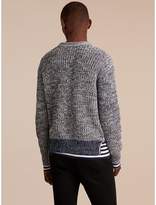 Thumbnail for your product : Burberry Chunky Knit Mouline Cotton Sweater
