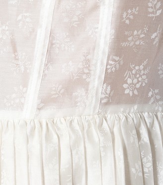 Ulla Johnson Whitely cotton and silk minidress