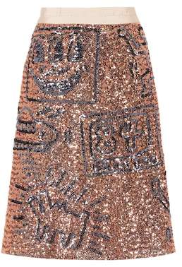 Coach x Keith Haring embellished skirt