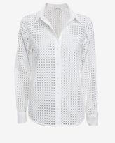 Thumbnail for your product : Equipment Brett Eyelet Cotton Button Down