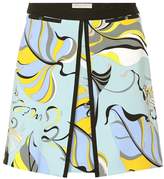 Thumbnail for your product : Emilio Pucci Printed stretch knit miniskirt