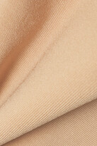 Thumbnail for your product : Dion Lee Layered Mesh And Stretch-knit Mini Dress - Beige
