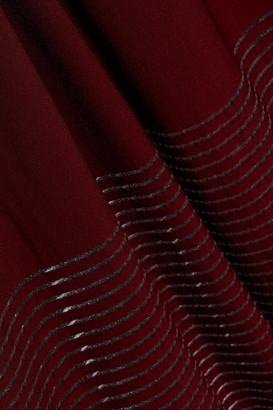 Roksanda Open Knit-trimmed Ribbed-knit Midi Dress