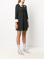 Thumbnail for your product : RED Valentino Bow Collar Shift Dress