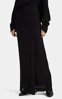 Thumbnail for your product : The Row Women's Plissé Chiffon Wrap Skirt - Black