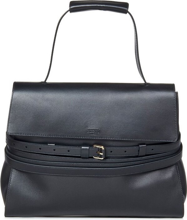 Moschino Medium Tie Me Foldover Shoulder Bag