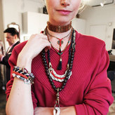 Thumbnail for your product : Lulu Frost G. Frost X Michael Bastian - Herringbone Woven Bracelet Red
