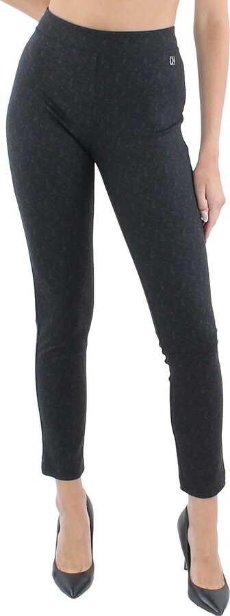 Calvin Klein Women's Plaid Pull-On Leggings - Macy's