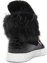 Thumbnail for your product : Giuseppe Zanotti London Fur Sneakers