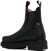 Thumbnail for your product : Eytys Ortega snakeskin-effect Chelsea boots