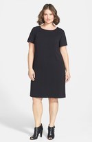 Thumbnail for your product : Eliza J Short Sleeve Sheath Dress (Plus Size) (Online Only)