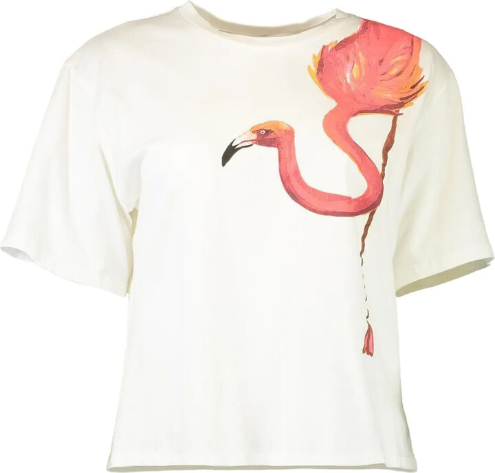 le superbe Vacation Ready flamingo-print T-shirt