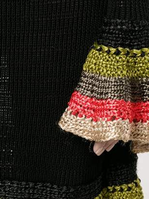 Marco De Vincenzo Knitted Ruffle Cuff Dress