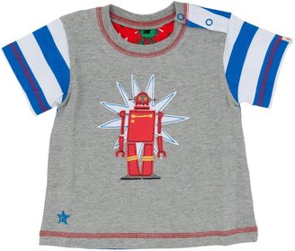 Hatley Graphic Tee (Baby) - Robots-3-6 Months