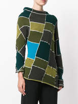 Thumbnail for your product : Marni asymmetric patchwork sweater