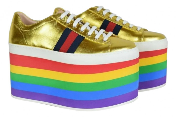 gucci peggy platform sneakers