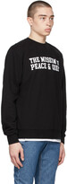 Thumbnail for your product : Museum of Peace & Quiet Black Cotton Campus Sweatshirt