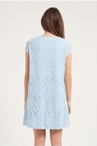 Thumbnail for your product : Blue Lace Overlay Swing Dress