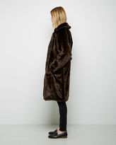 Thumbnail for your product : Organic by John Patrick faux fur blanket coat