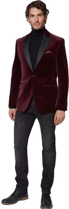 velvet tailored jacket
