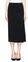 Thumbnail for your product : Nobrand Asymmetric pleat stretch jersey midi skirt