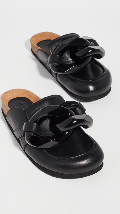 jw anderson chunky napa chain slide mules