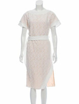 Thumbnail for your product : Prabal Gurung Silk-Lined Midi Dress w/ Tags tan