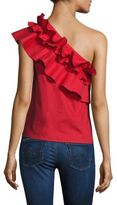 Thumbnail for your product : Saloni Esme-C One Shoulder Top