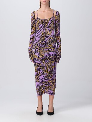 Versace Women's Purple Dresses | ShopStyle