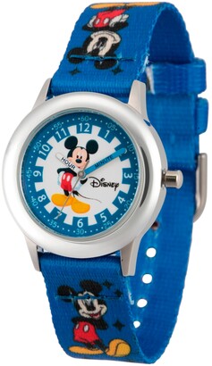 EWatchFactory Disney Mickey Mouse Boys' Stainless Steel Time Teacher Watch
