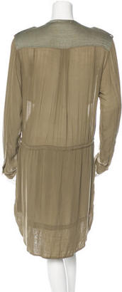 Etoile Isabel Marant Long Sleeve Button-Up Dress