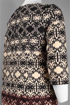 Thumbnail for your product : Taylor Printed Bateau Neck Dress 5355L
