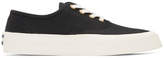 Thumbnail for your product : MAISON KITSUNÉ Black Laced Sneakers