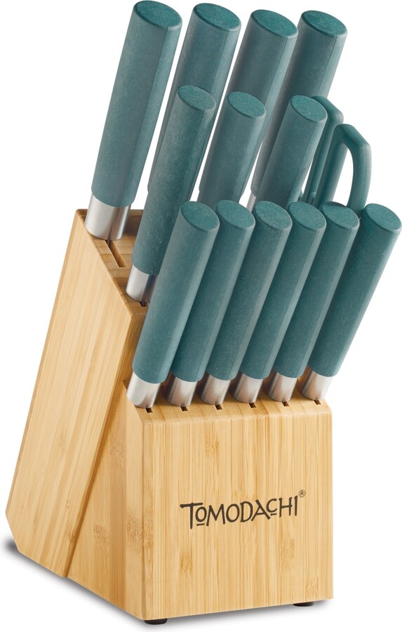 Hampton Forge Tomodachi Raintree 10-Pc. Knife Set with 5 Matching Blade  Guards, Copper Titanium