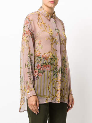 Alberta Ferretti floral print shirt