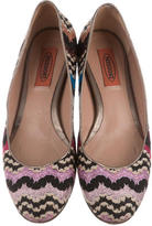 Thumbnail for your product : Missoni Abstract Round-Toe Flats