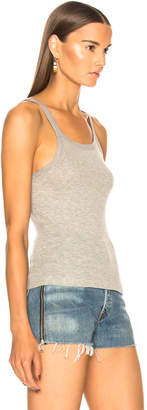 RE/DONE Ribbed Tank in Grey | FWRD
