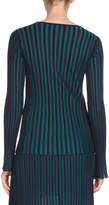 Thumbnail for your product : Kenzo Fitted Long-Sleeve V-Neck Sweater