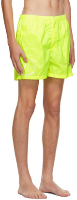 Valentino Yellow VLogo Swim Shorts